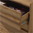 Safavieh Mishi 3 Drawer Wood Chest in Oak