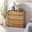 Safavieh Mishi 3 Drawer Wood Chest in Oak