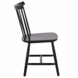 Safavieh Tayten Wood Spindle Back Dining Chair in Black