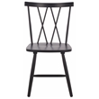 Safavieh Tayten Wood Spindle Back Dining Chair in Black