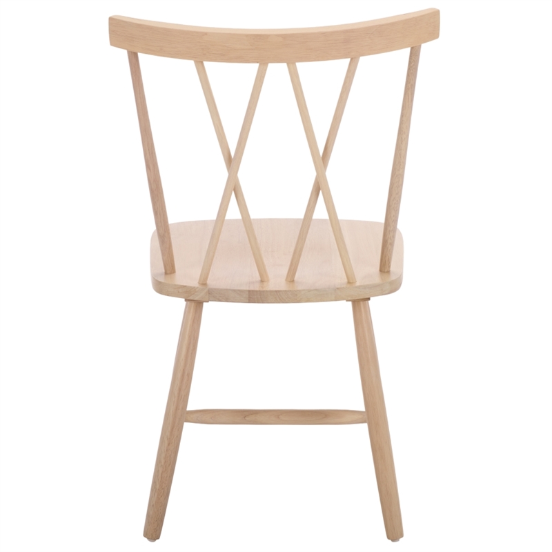 Safavieh Tayten Wood Spindle Back Dining Chair in White