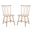 Safavieh Tayten Wood Spindle Back Dining Chair in White