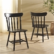 Safavieh Coralyn Wood Dining Chairs in Black