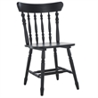 Safavieh Coralyn Wood Dining Chairs in Black