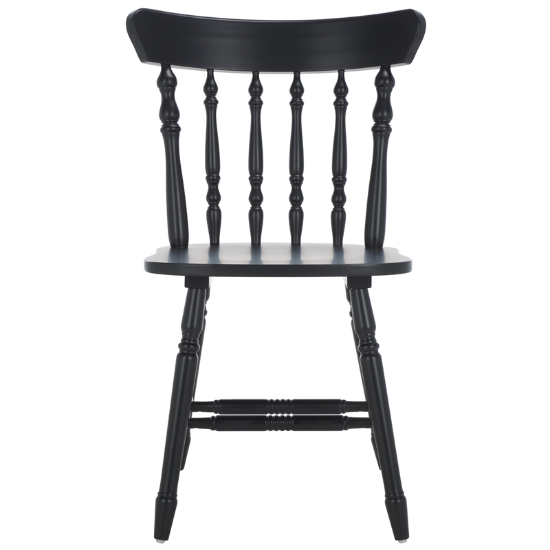 Safavieh Coralyn Wood Dining Chairs in Black