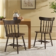 Safavieh Coralyn Wood Dining Chairs in Dark Walnut