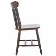 Safavieh Coralyn Wood Dining Chairs in Dark Walnut