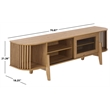 Safavieh Tomori Wood Tv Stand  in Oak