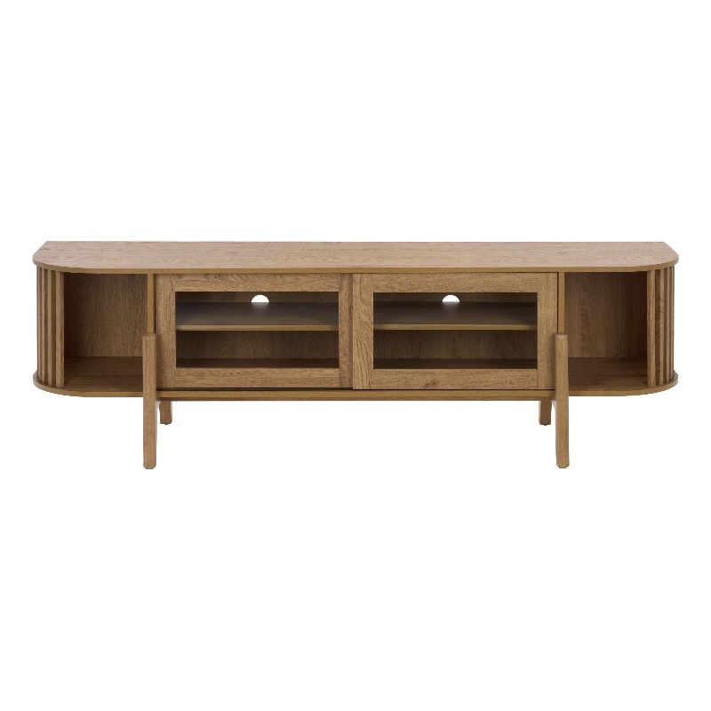 Safavieh Tomori Wood Tv Stand  in Oak