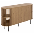 Safavieh Kiyoshi 2 Door Wood and Iron Sideboard  in Oak / Black