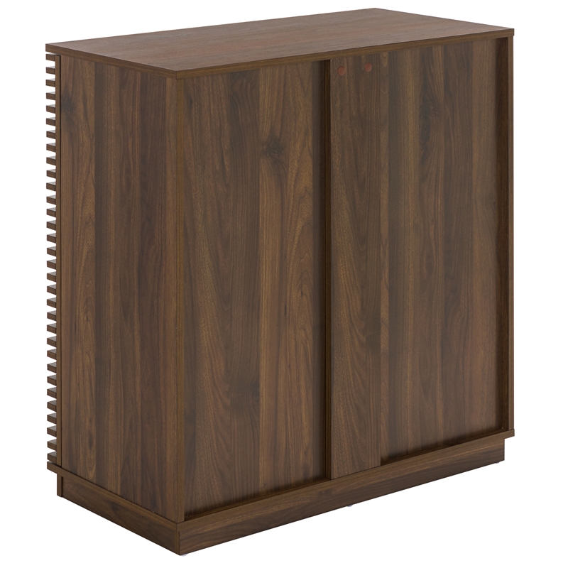 Safavieh Moroto 2 Door Wood Sideboard in Walnut
