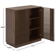 Safavieh Moroto 2 Door Wood Sideboard in Walnut