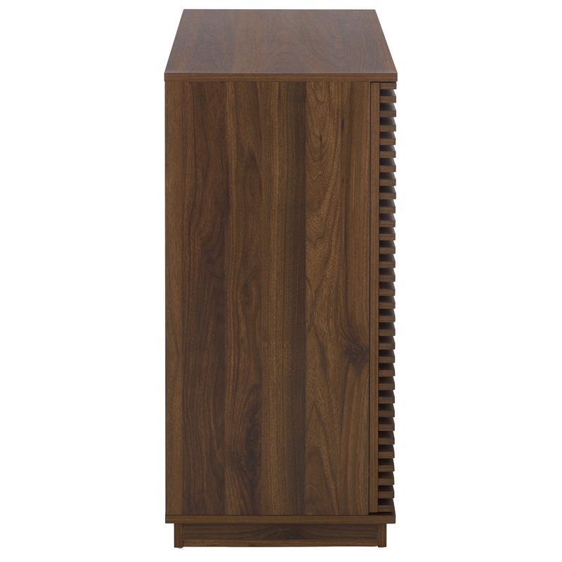 Safavieh Moroto 2 Door Wood Sideboard in Walnut