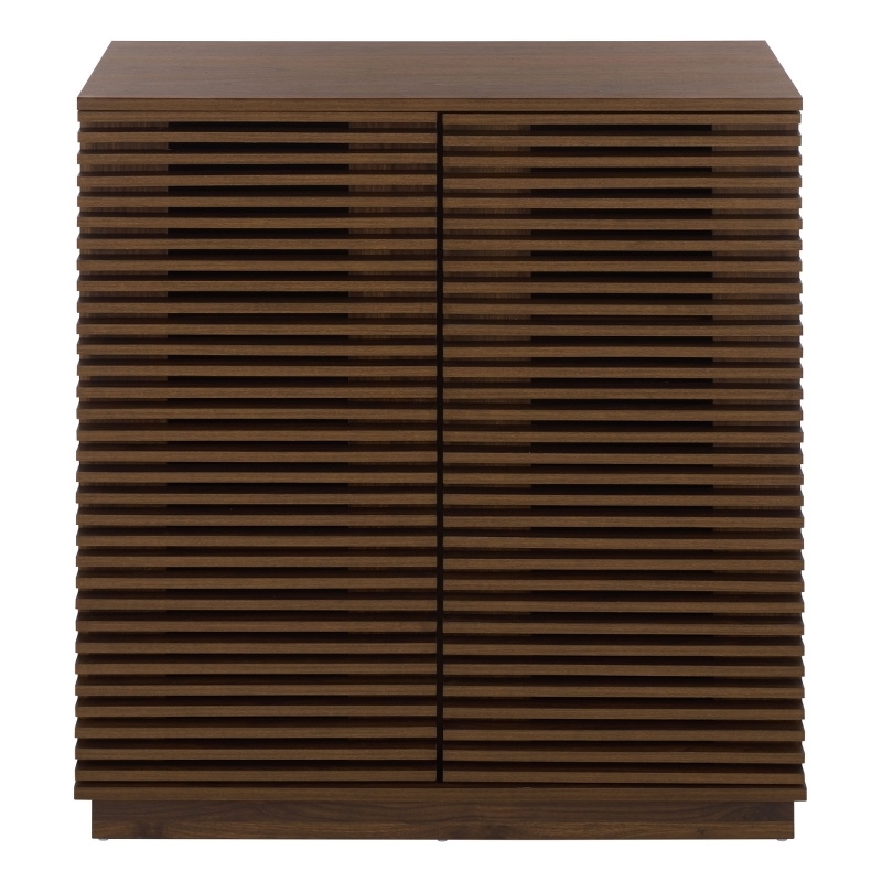Safavieh Moroto 2 Door Wood Sideboard in Walnut