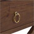 Safavieh Large Sadie 1 Drawer Metal and Wood Nightstand  in Chocolate