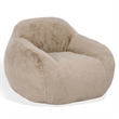 Safavieh Lorianna Fabric Bean Bag Chair  in Light Brown