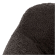 Safavieh Lorianna Fabric Bean Bag Chair  in Dark Gray
