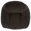 Safavieh Lorianna Fabric Bean Bag Chair  in Dark Gray