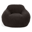 Safavieh Lorianna Fabric Bean Bag Chair  in Dark Gray
