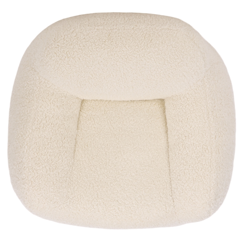 Safavieh Lorianna Fabric Bean Bag Chair  in White