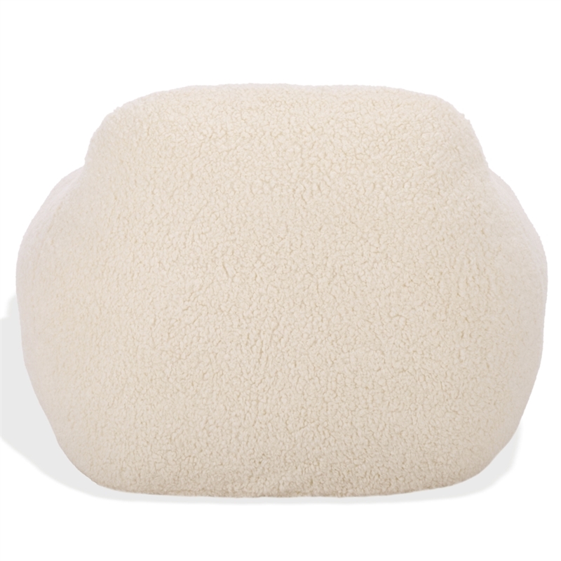 Safavieh Lorianna Fabric Bean Bag Chair  in White
