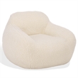 Safavieh Lorianna Fabric Bean Bag Chair  in White