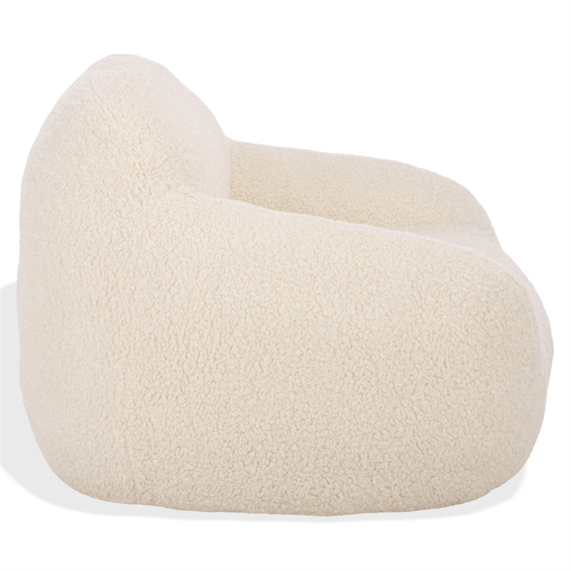 Safavieh Lorianna Fabric Bean Bag Chair  in White