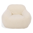 Safavieh Lorianna Fabric Bean Bag Chair  in White