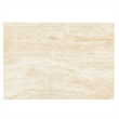 Safavieh Alaura Travertine Top and Wood Nightstand  in Oak