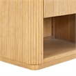Safavieh Barrymore 1 Drawer Wood and Metal Nightstand  in Oak