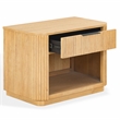Safavieh Barrymore 1 Drawer Wood and Metal Nightstand  in Oak