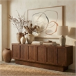 Safavieh Bethandria 6 Door Wood Sideboard  in Walnut