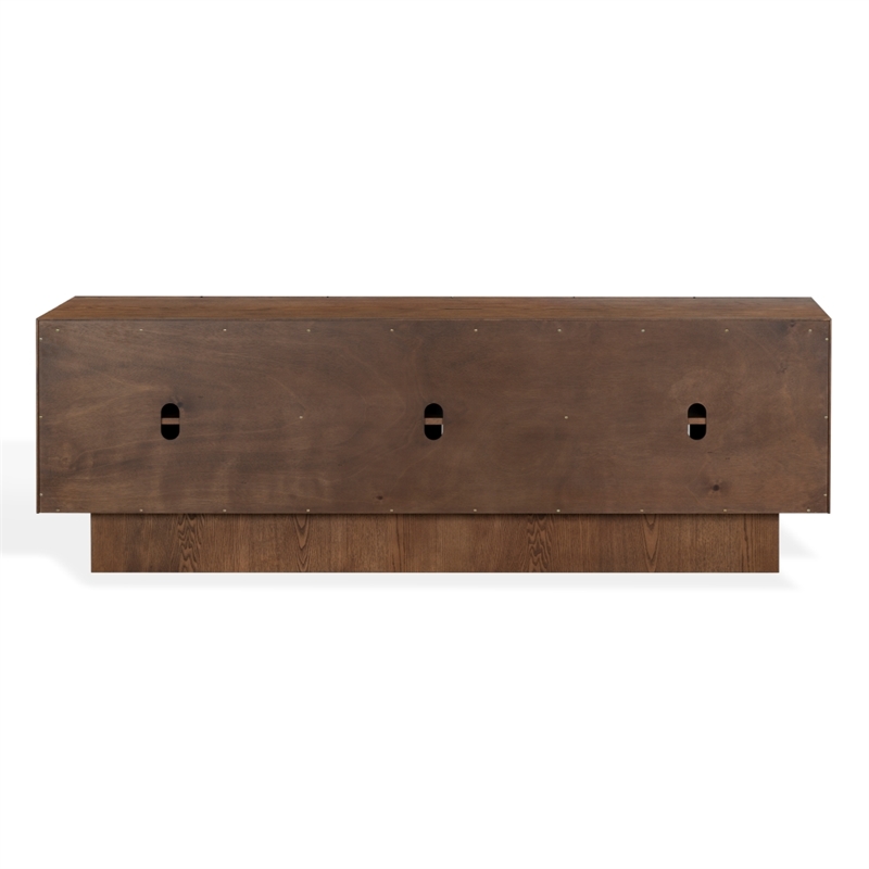 Safavieh Bethandria 6 Door Wood Sideboard  in Walnut