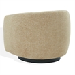 Safavieh Kellybryn Wood and Iron Swivel Chair  in Light Brown