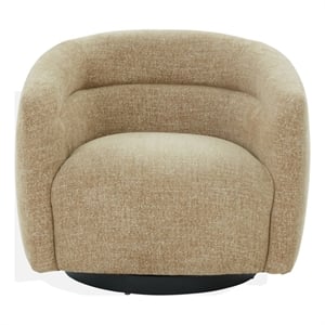 Safavieh Kellybryn Wood and Iron Swivel Chair  in Light Brown