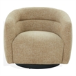 Safavieh Kellybryn Wood and Iron Swivel Chair  in Light Brown