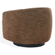 Safavieh Kellybryn Wood and Iron Swivel Chair in  Brown