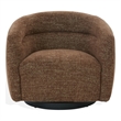 Safavieh Kellybryn Wood and Iron Swivel Chair in  Brown