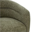 Safavieh Kellybryn Wood and Iron Swivel Chair in Olive