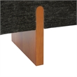 Safavieh Kandiss Linen and Wood Bench in Green / Brown