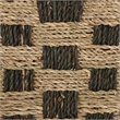 Safavieh Fillip Set Of 3 Seagrass and Metal Baskets in Natural / Brown