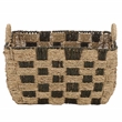 Safavieh Fillip Set Of 3 Seagrass and Metal Baskets in Natural / Brown