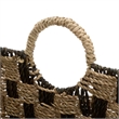 Safavieh Fillip Set Of 3 Seagrass and Metal Baskets in Natural / Brown