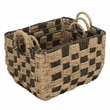 Safavieh Fillip Set Of 3 Seagrass and Metal Baskets in Natural / Brown
