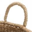 Safavieh Beris Set Of 3 Seagrass Baskets  in Natural / Black