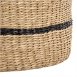 Safavieh Beris Set Of 3 Seagrass Baskets  in Natural / Black