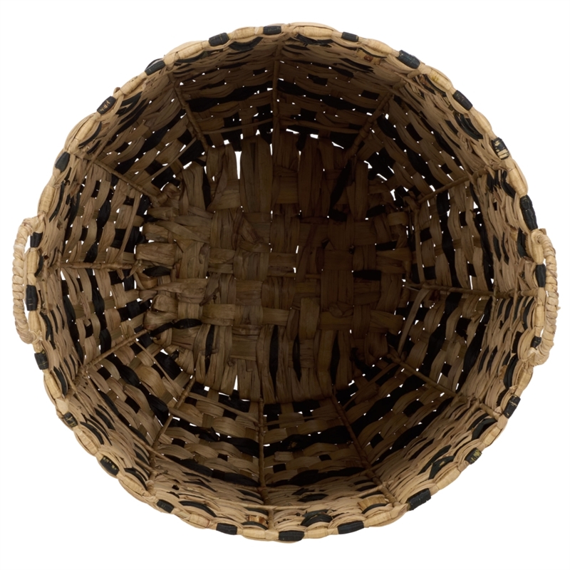 Safavieh Richy Set Of 2 Metal Baskets in Natural / Black