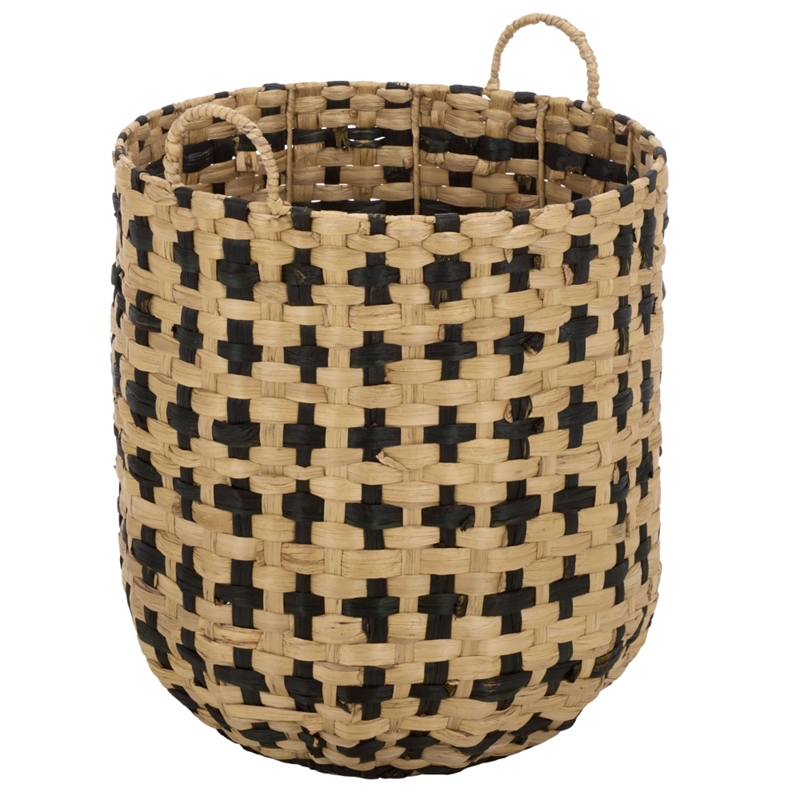 Safavieh Richy Set Of 2 Metal Baskets in Natural / Black