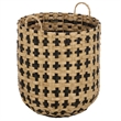 Safavieh Richy Set Of 2 Metal Baskets in Natural / Black