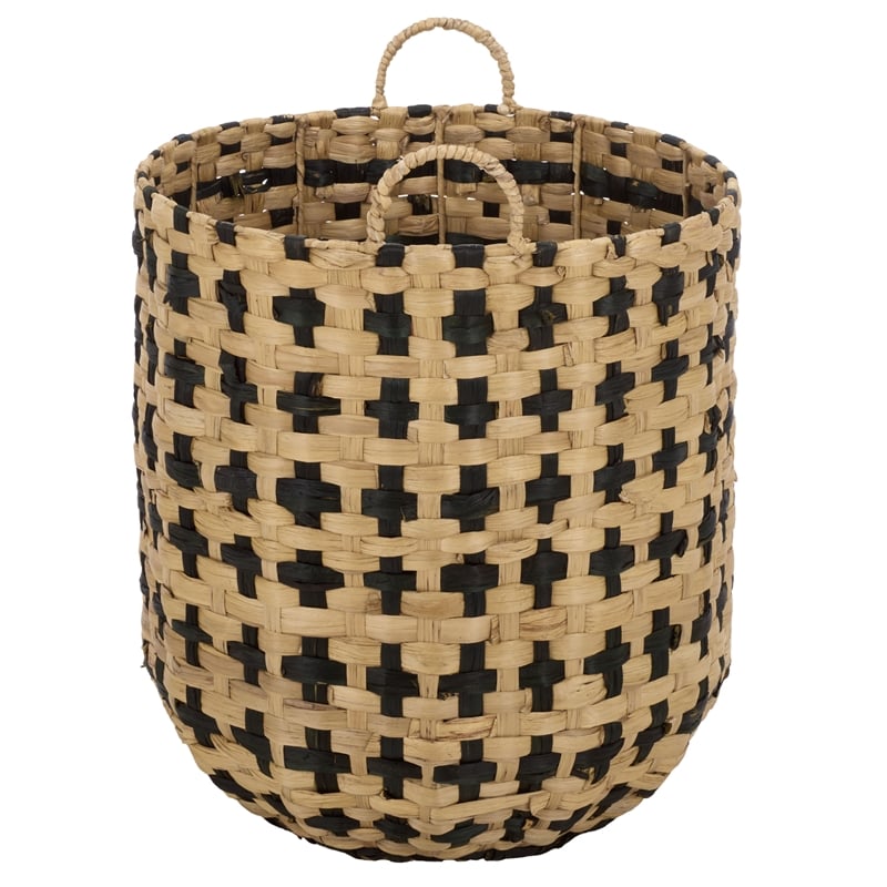 Safavieh Richy Set Of 2 Metal Baskets in Natural / Black